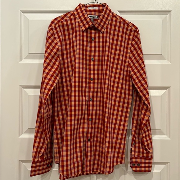 Express Men’s Fitted Button down Medium - Picture 1 of 5